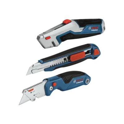 Bosch Professional Messer-Set 3-teilig Universalklappmesser Cuttermesser - Bild 1 von 4