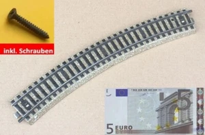MÄRKLIN 5200, M-GLEIS GLEISBOGEN R2  inkl. SCHRAUBEN !! - Bild 1 von 4