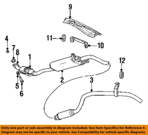 CHRYSLER OEM 84-90 Caravan Exhaust Components-Tailpipe Nut 6100499 - Foto 1 di 1
