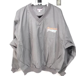 Snap On Racing Pullover V-Neck Windbreaker Size X-Large New - Picture 1 of 5