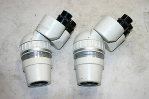 Olympus SZ Stereozoom Microscope 0.9-4.0x Mag. Ratio; 2 Binoc Heads Only Lot #1 - Picture 1 of 7
