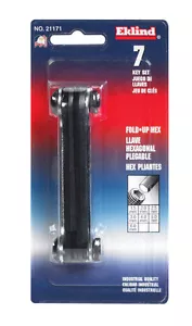 Eklind Tool 1.5-6mm Metric Fold-Up Hex Key Set Multi-Size in. 7 pc. - Picture 1 of 1