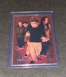 Deftones Mini Concert Poster Card in toploader memorabilia cd - Picture 1 of 6