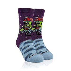 Alien Biker Socks from the Sock Panda (Ages 3-7) - Picture 1 of 8