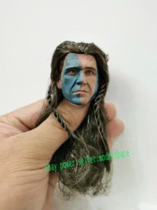 Film Braveheart William Wallace Mel Gibson Hair Transplant Version Head Sculpt - Picture 1 of 6