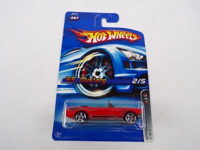 Van / Sports Car / Hot Wheels 65 Mustang #087 J3413 #H21 - Image 1 of 4