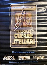 TRILOGIA DI GUERRE STELLARI - Manifesto Poster Originale - 1997 -
