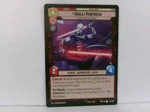 Asajj Ventress - Count Dooku's Assassin #134/257 Star Wars Unlimited Twilight of - Picture 1 of 2