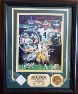 Green Bay Packers Brett Favre plaque - Picture 1 of 1