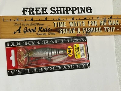 Puntero vivo Lucky Craft 80 MR MISTY SHINER COLOR JERKBAIT ANTIGUO DESCONTINUADO Foto 1 de 4