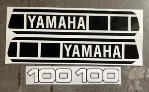 yamaha 1980 YZ100 Reproduction Decal Set / Sticker Kit / Graphics Kit - Picture 1 of 3