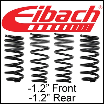 Комплект из 4 понижающих пружин Eibach PRO-KIT для Audi A3 Quattro 2.0 TDI 2013-2021 годов выпуска - Изображение 1 из 2