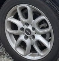 2014-2022 Cooper OE Wheel 16x6-1/2 5 Spoke Loop Spoke Mini - Image 1 of 4