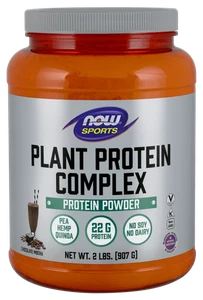 NOW SPORTS Plant Protein Complex, vegan (Pflanzenprotein) - 907g - Schoko-Mokka - Bild 1 von 2