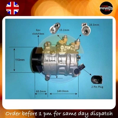 COMPRESSOR MAN TGE AIRCON PUMP - Image 1 of 4
