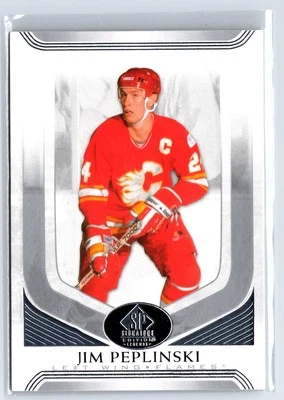 2020-21 SP Signature Edition Legends #153 Jim Peplinski Base - Image 1 of 2
