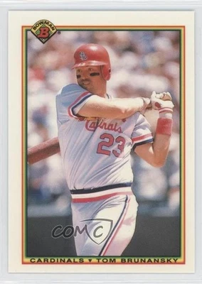 1990 Bowman Factory Set Collector's Edition (Tiffany) Tom Brunansky #202 - Image 1 of 2