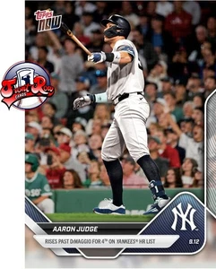 Carta Aaron Judge 2025 Topps NOW 697 Passaggi Dimaggo prevendita - Foto 1 di 2