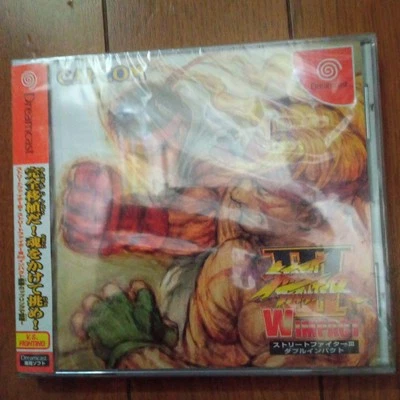 Dreamcast Street Fighter III W Impact Capcom Japan Version Sealed Shrink Tear - Image 1 of 4