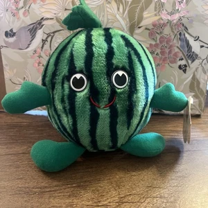 The Woodland Bear Co Wassermelone Plüsch Wassermelone Stofftier Vintage - Bild 1 von 5