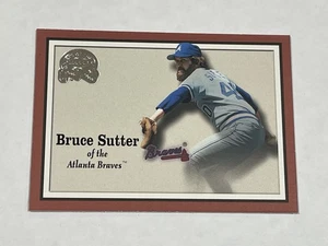 2000 Fleer Greats of the Game Baseball #17 - Bruce Sutter - Atlanta Braves - Picture 1 of 2