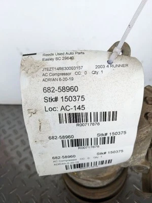 交流电压缩机前交流适用于 03-09 LEXUS GX470 717878 — 第 1/4 张图片