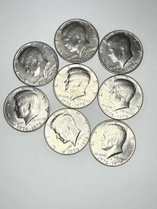 Bicentennial Half Dollar / LOT of 8 / Errors / 1776-1976 - Picture 1 of 12