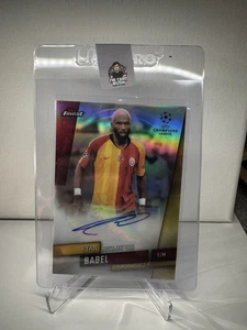 Ryan Babel Topps Finest UCL Autogrammkarte Blue Green Gold Refractor Galatasaray - Bild 1 von 2