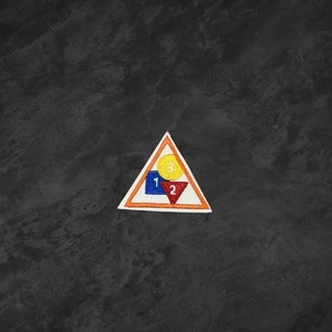 1 2 3 Triangle Patch Iron On Embroidered Badge Applique Number Design - Picture 1 of 4