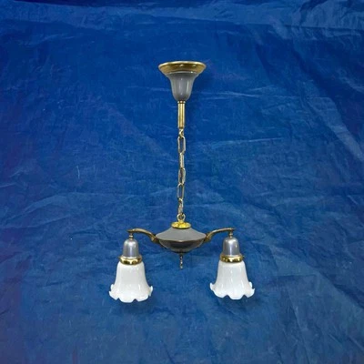 Accesorio de latón antiguo con cable con cortinas cableado SF2 Foto 1 de 4