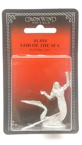 Ral Partha God Of The Sea #01-010 Unpainted Classic Fantasy RPG D&D Metal Figure - Picture 1 of 2