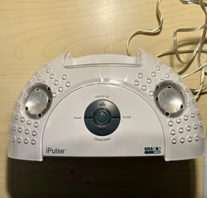 Sharper Image iPulse Stereo Speakers w/Universal iPod Dock & LED Lightshow S1345 - Picture 1 of 5
