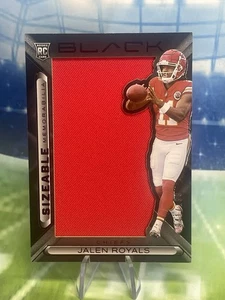 2025 Panini Black Jalen Royals Jumbo Memorabilia Patch  /199 Rookie RC - Picture 1 of 3