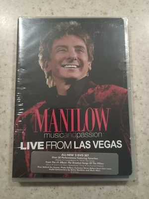 Barry Manilow - Music and Passion (DVD, 2006, 2-Disc Set) NEW SEALED FREE SHIP - Image 1 of 2