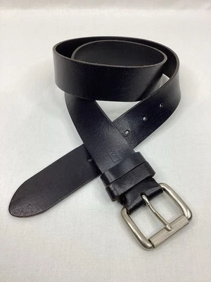 Cinturón Levi's de cuero negro para hombre talla 36 #3925 ancho 1-1/2 pulg. Grado grueso Foto 1 de 4
