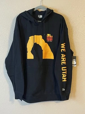 Men’s 2XL NWT Utah Jazz New Era 2021/22 City Edition Pullover Hoodie Black - Image 1 of 4