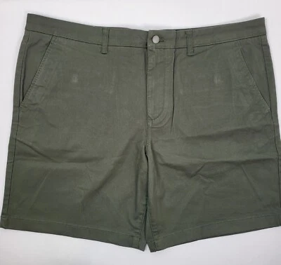 Member's Mark Men's Everyday Flat Front Twill Short Green Midnight Size 40 - Image 1 of 4