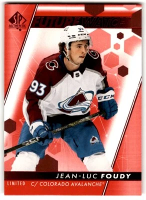 Jean-Luc Foudy 2022-23 SP Authentic Limited Red Future Watch Rookie #196 - Image 1 of 2