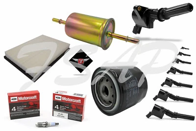 Tune Up Kit 2004 Mercury Grand Marquis 4.6L Ignition Coil DG508 SP493 FA1032 - Image 1 of 4