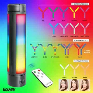 BOWER Multifunction Tri-Fold White & RGB LED Light w/Remote for Videos and More - Picture 1 of 7