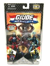 GI Joe Comic Pack 25th Shockblast  Destro Resolute 25th Anniversary 30th