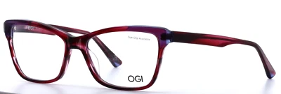 Gafas de borde completo OGI Evolution 9234/2148 Berry para mujer ojo de gato 53-16-140 B:37 Foto 1 de 4