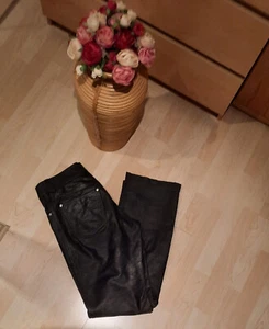 Lederhose in schwarz Gr. 36/38 - Bild 1 von 4