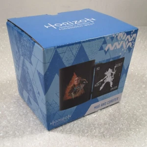 MUG / COASTER SET HORIZON FORBIDDEN WEST JAPAN NEW - Imagen 1 de 4