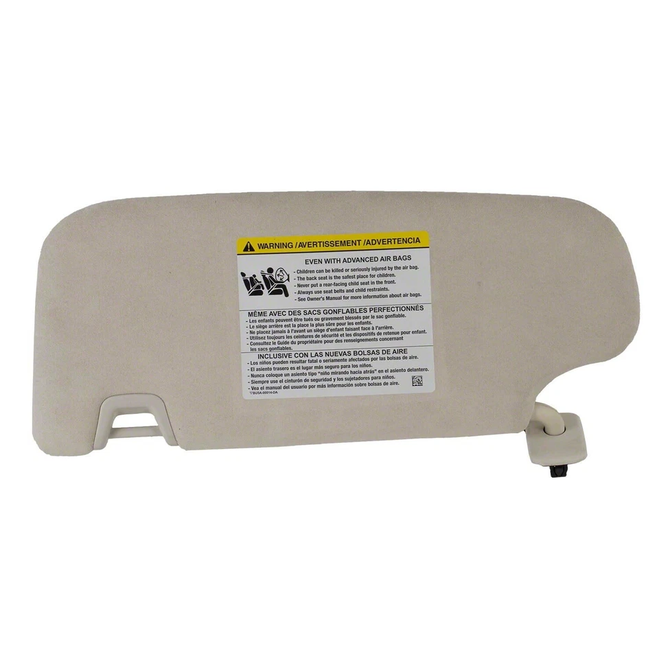 Viseira solar PO#1 OEM 2017-2020 Lincoln Continental passageiro destro GD9Z-5404104-DC - Imagem 1 de 3