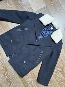 $499 LITTLE MARC JACOBS Wool Jacket 8Y or 126cm, Removable Collar - Picture 1 of 10