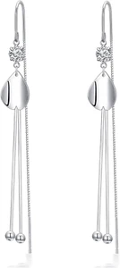 Threader Earrings for Women, Dangle Earrings Long Chain Earrings Hypoallergenic - Picture 1 of 7