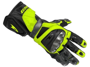 Gimoto GP6 Race Gloves Hi-Viz/Black - Picture 1 of 6