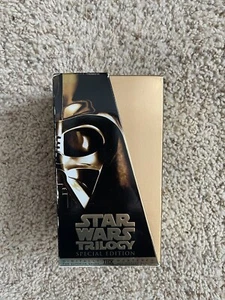 Star Wars Trilogy Special Edition VHS Gold Box Set 1997 Episodes IV, V, VI Rare! - Picture 1 of 6