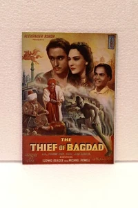 Vintage Hindi Movie Booklets Bollywood Pressbook The Thief Of Bagdad Indian Movi - Photo 1/6